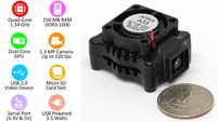 JeVois-A33 Quad-Core Smart Machine Vision Camera for PC, Mac, Linux, Arduino, Raspberry Pi - Black - Developer/Robotics KIT