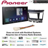 Pioneer MVH-AV251BT 7" Digital Media Receiver with Apple CarPlay and Android Auto Fits 2008-2015 Mitsubishi Lancer Bundle with Sound of Tri-State Lanyard