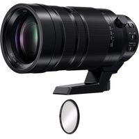 Panasonic Leica DG Vario-Elmar 100-400mm f/4-6.3 ASPH. Power O.I.S. Lens + UV Protective Filter Combo