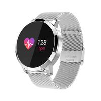 Adsvtech Smart Watch, Bluetooth Smartwatch for Women Men, Sports Fitness Tracker IP67 Waterproof with Heart Rate Blood Pressure Sleep Monitor Calorie Counter Pedometer for Smartphone (Silver)