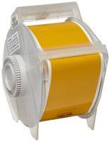 Brady 76620 GlobalMark 100' Length x 2.25" Width, B-569 Hi-Performance Polyester, Yellow Tape