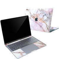 Digi-Tatoo 4-in-1 MacBook Skin Decal Sticker Compatible with Apple MacBook Pro 15 Inch (Model A1707/A1990), Full Body Protective, Removable and Anti-Scratch, Cracked Marble