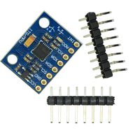 FTCBlock GY-521 MPU-6050 6-axis Accelerometer Gyroscope Sensor Module 16 Bit AD Converter Data Output IIC I2C for Arduino and Raspberry Pi
