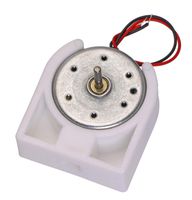 ONLYKXY Small Mini 1.5-5V DC Motor 300 with Mounting Bracket and 2 Electronic Wire for Scientific Solar Energy Power Supply Electric Toys Model Parts DIY Accessories(Silver) (12PCS)