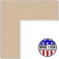 13x18 Dune / Scotch Mist Custom Mat for Picture Frame with 9x14 opening size (Mat Only, Frame NOT Included)