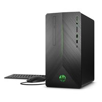 Newest HP Pavilion Gaming Desktop | AMD Ryzen 5 2400G Quad Core up to 3.9GHz | 32GB RAM | 2TB HDD | DVD-RW | AMD Radeon(TM) RX 580 4GB GDDR5 | Included: Keyboard & Mouse | Windows 10