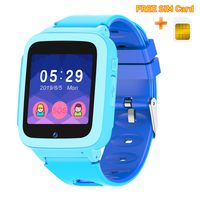 UOTO Smart Watch Phone for Kids with Free SIM Card, Wrist Games Watch for Children with 7 Games 2-Way Calls SOS Music Player, Learning Toy Watch for Boys Girls Christmas Birthday Gifts (Blue)