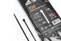 TR Industrial Contractor Series UV Cable Ties (100-Piece), 11.1", Type 21S, Made in USA