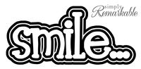 Vinyl Decal Sticker for Computer Wall Car Mac Macbook and More - Smile - 7 x 3.2 inches