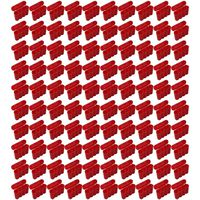 Powertron AA AAA CR123A Red Battery Holder Storage Case 100 Cases