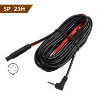 5 Pin 23 Ft Dash Cam Rear View Backup Camera Reverse Car Recorder Cable Extension Cord with Trigger Cable by YQMAJIM