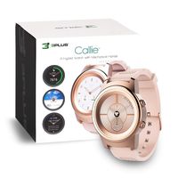 3Plus Callie Hybrid SmartWatch for Women, 30+ Day Battery | Heart Rate Monitor, Pedometer, TFT Vibrant Display, Sleep Tracker, Calorie/Step Counter, Music Controls, for iPhone and Android | Rose Gold