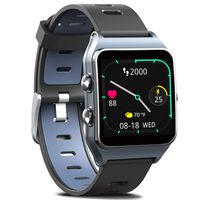 FITVII GPS Smartwatch with 17 Sports Mode Activity Tracker IP68 Waterproof Swimming Touch Screen Watches, Heart Rate Monitor Sleep Trackers with Pedometer Step Calories Counter for Women Men