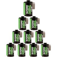 Ilford HP5 Plus, Black and White Print Film, 135 (35 mm), ISO 400, 24 Exposures (1700646) 10 Pack