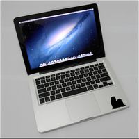 Laptop - Shih Tzu Dog pet Apple Cute Decal - Matte Black Skins Stickers