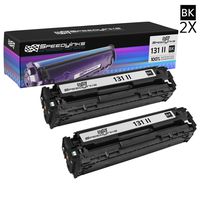 Speedy Inks Remanufactured Toner Cartridge Replacement for Canon 6273B001AA 131H (Black, 2-Pack)