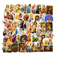Jesus Vinyl Stickers for Laptop,Skateboard,Bike,Luggage,Party Favors Graffiti Decal-Waterproof (Jesus)