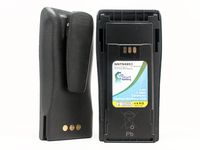 2 Pack - Replacement for Motorola NNTN4496AR Battery with Clip - Compatible with Motorola NNTN4851 Two-Way Radio Battery (1000mAh 7.5V NI-CD)