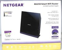 NETGEAR R6250V2 - Wireless Router - 802.11A/B/G/N/AC - Desktop - Dual Band - Black - R6250-200NAS