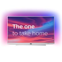 Philips 43PUS7304/12 43-Inch 4K Ultra HD Android Smart TV with Ambilight 3-Sided and HDR 10+, Works with Alexa, Bright Silver (2019/2020 Model)