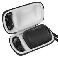 Khanka Hard Travel Case Replacement for Sony SRS-XB12 Extra Bass Portable Bluetooth Speaker (Black)