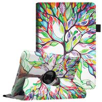 Fintie Rotating Case for iPad Mini 4-360 Degree Rotating Stand Case with Smart Cover Auto Sleep/Wake Feature for iPad Mini 4 (2015 Release), Love Tree