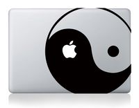 Yin Yang MacBook Decal Laptop Sticker Decorative Computer Accessory Electronics Vinyl Stickers Mac Book Pro Skins Decals Skin