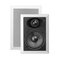 OSD Audio 120W 5.25" In-Wall Speaker Pair - Polypropylene Woofer - IW540