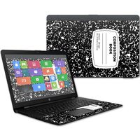 MightySkins Skin Compatible with HP 17t Laptop 17.3" (2017) - Composition Book | Protective, Durable, and Unique Vinyl Decal wrap Cover | Easy to Apply, Remove, and Change Styles | Made in The USA