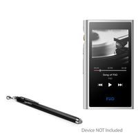 FiiO M9 Stylus Pen, BoxWave [EverTouch Capacitive Stylus] Fiber Tip Capacitive Stylus Pen for FiiO M9 - Jet Black