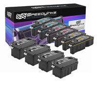 Speedy Inks Compatible Toner Cartridge Replacement for Dell 1250 (4 Black, 2 Cyan, 2 Magenta, 2 Yellow, 10-Pack)