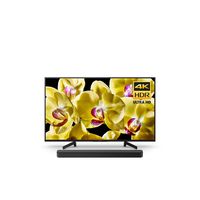 Sony XBR-49X800G 49-Inch 4K Ultra HD LED TV (2019 Model) and Sony S100F 2.0ch Sound Bar with Bass Reflex speaker, integrated tweeter and Bluetooth, (HTS100F)