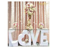 ShinyBeauty Sequin Curtain-Backdrop-5FTx10FT-Blush-Sequin Fabric Photo Booth Backdrop