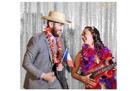 ShiDianYi 6FTX6FT-SEQUIN Backdrop-Silver Sequin Photo Background,Photo Booth Backdrop,Sequence Backdrop for Wedding