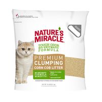 Nature's Miracle Premium Clumping Corn Cob Litter, 18 lb
