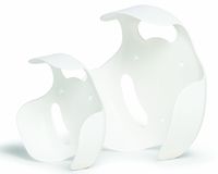 Camco Stack-A-Plate- Easily Organize, Store and Protect Plates During Travel, Non- Slip Backing, Simply Dispense Plates During Later Use, Great For RVs - White (43601)