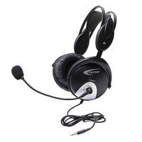 Califone 4100avt Deluxe Stereo Headset, Recessed Wiring Resists Prying Fingers for Safety, 3.5mm to Go Plug for Use with Computers, Tablets, Smartphones and Other Mobile Devices