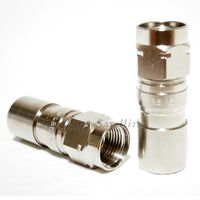 25pc CORNING GILBERT GF URS-6 RG6 COAXIAL CABLE ALL METAL EXTERIOR CONSTRUCTION COMPRESSION FITTINGS