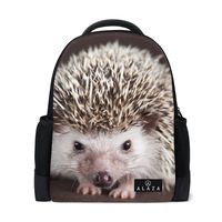 My Daily Cute Hedgehog Backpack 14 Inch Laptop Daypack Bookbag for Travel College School