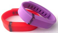 Small 1pc Real Red 1pc Violet Band for Fitbit FLEX Only With Clasps Replacement /No tracker/