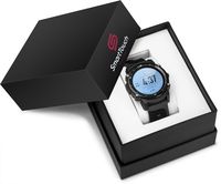 Smart Touch FS08 Swim Smart Watch (Android, iOS) Touchscreen, GPS Bluetooth Fitness Tracker | IP68 Waterproof Pedometer, Altimeter, HR Monitor | Running, Cycling, Hiking, Sports | Men, Women (Black)