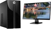 HP High performance Desktop Computer w/ HP 27" IPS FHD Monitor-Black Onyx | Intel Core i7-7700T 2.9GHz | 12GB RAM | 1TB HDD+128GB SSD | DVD-RW | WIFI | USB-C | Included Keyboard & Mouse | Windows 10