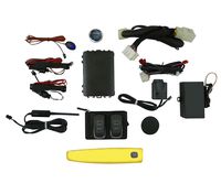 EasyGO AM-CRO-9414 Smart Key Remote Start and Alarm System with Rally Yellow Driver's Door Handle for Chevrolet Camaro