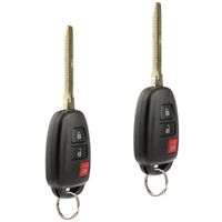 Key Fob Keyless Entry Remote fits 2013-2017 Toyota Rav4 LE XLE & 2014-2015 Toyota Highlander LE (GQ4-52T H), Set of 2
