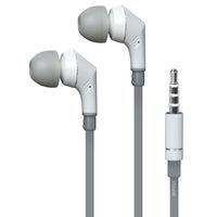 iSound EM-110 Stereo Earbuds with Microphone (white/gray)