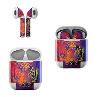 Skin Decals for Apple AirPods - Thermal Tiger - Sticker Wrap Fits 1st and 2nd Generation