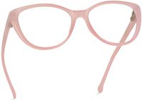 Classic Elegant Women Cat Eye Style Blue Light Blocking Lens Protective Computer Glasses (Purple Fusion Frame, 61)