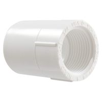 NIBCO 435 Series, PVC Pipe Fitting, Schedule 40, 3/4 in. Slip x FNPT Adapter