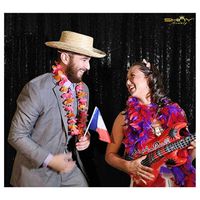 Sequin Curtains 4 Panels Black 3FTx6FT Glitter Backdrop Curtain Photo Backdrop Sequins Shower Curtain Set-1018E