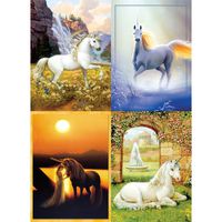 Tree-Free Greetings Unicorn All Occasion Card Assortment, 5 x 7 Inches, 8 Cards and Envelopes per Set (GA31440)